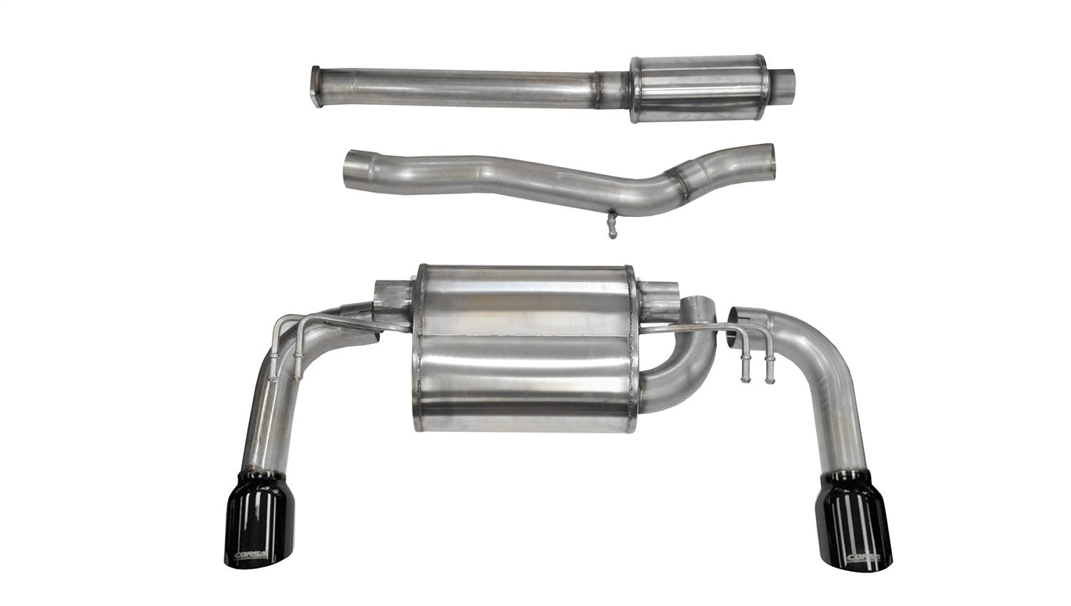 Cat-Back Exhaust System CORSA 14858BLK