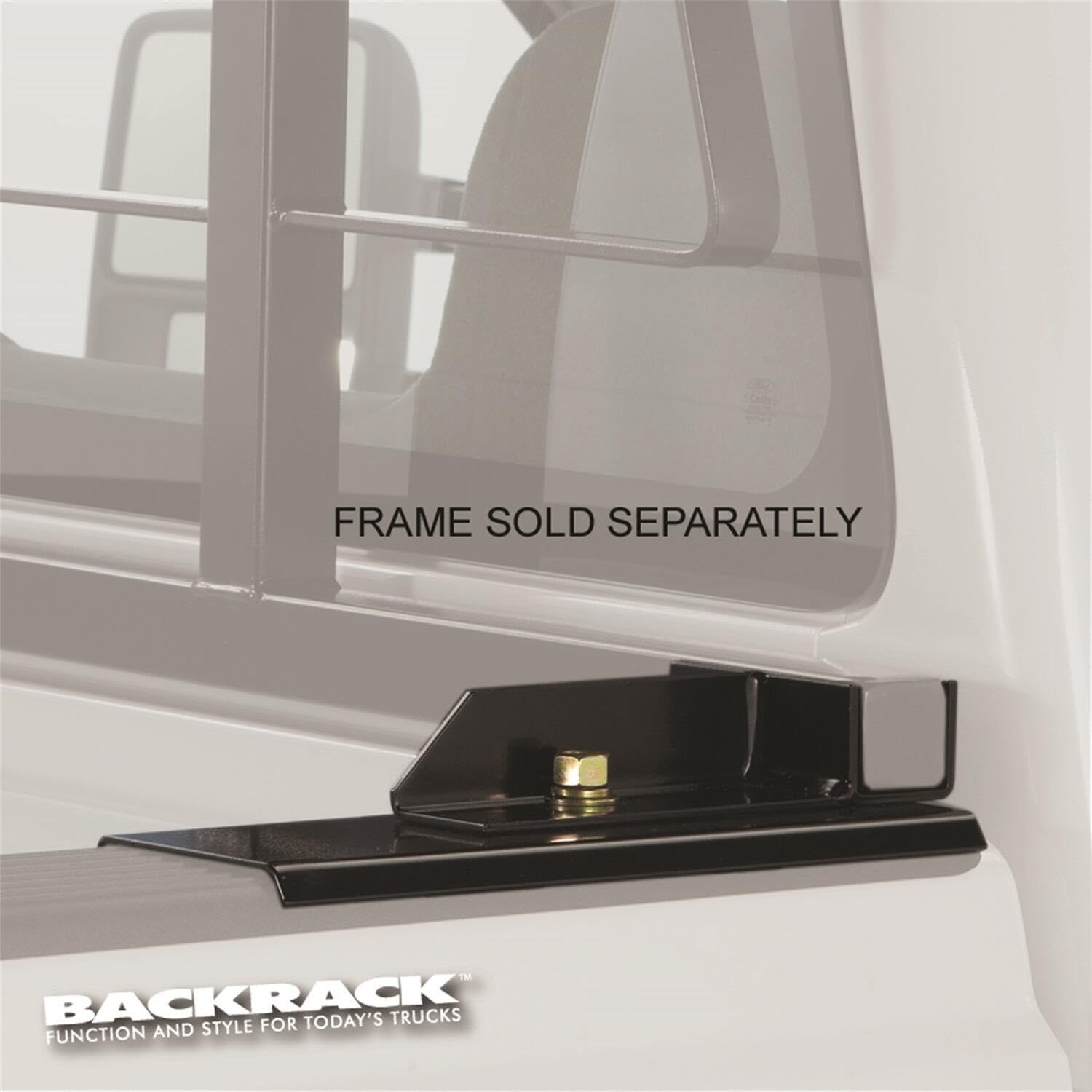 BACKRACK Hardware Kit RealTruck for use w/Standard Bed, White, N | 30122W | Fits 2019-2025 Chevrolet/GMC Silverado/Sierra 1500