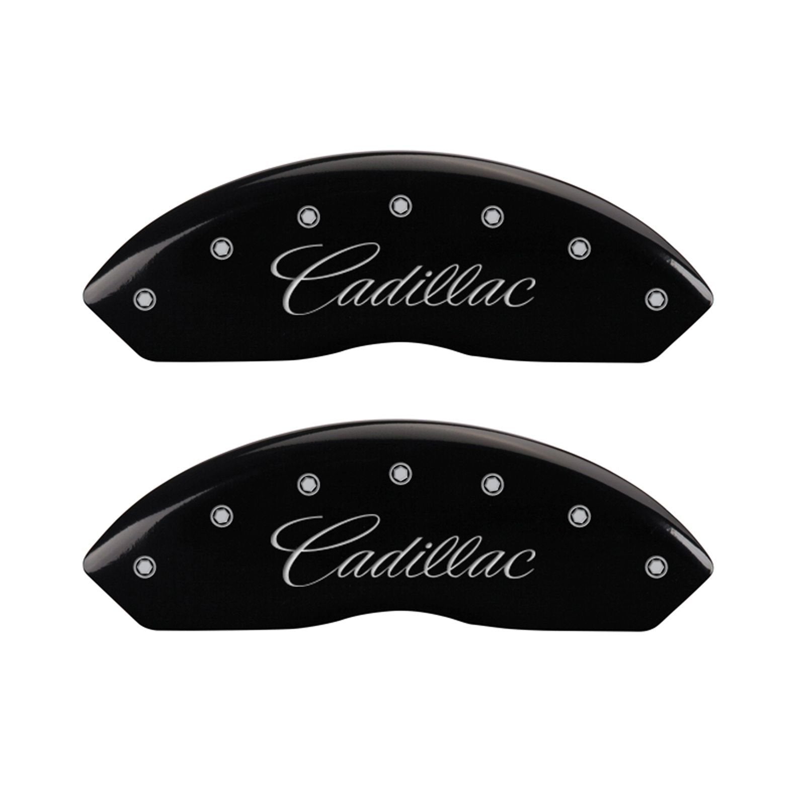 Caliper Covers MGP 35010SCADBK with Black Powder Coat Finish, (Set of 4)