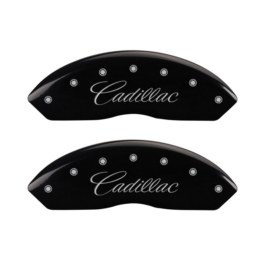 Caliper Covers MGP 35010SCT4BK with Black Powder Coat Finish, (Set of 4)
