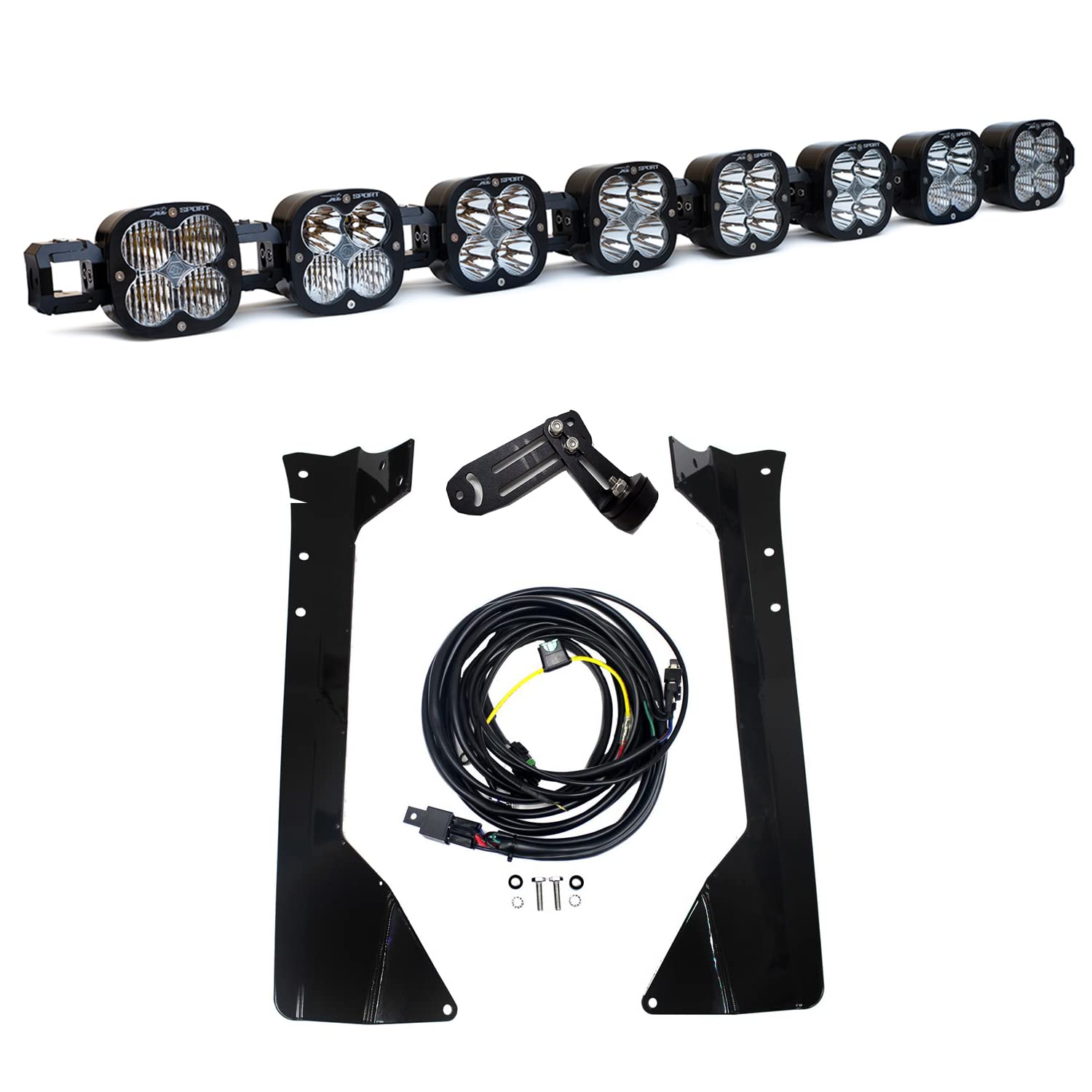 44-7099 Baja Designs Roof Mounted XL Linkable Series 51.52" 208W Dual Row Driving/Combo Beam LED Light Bar Kit