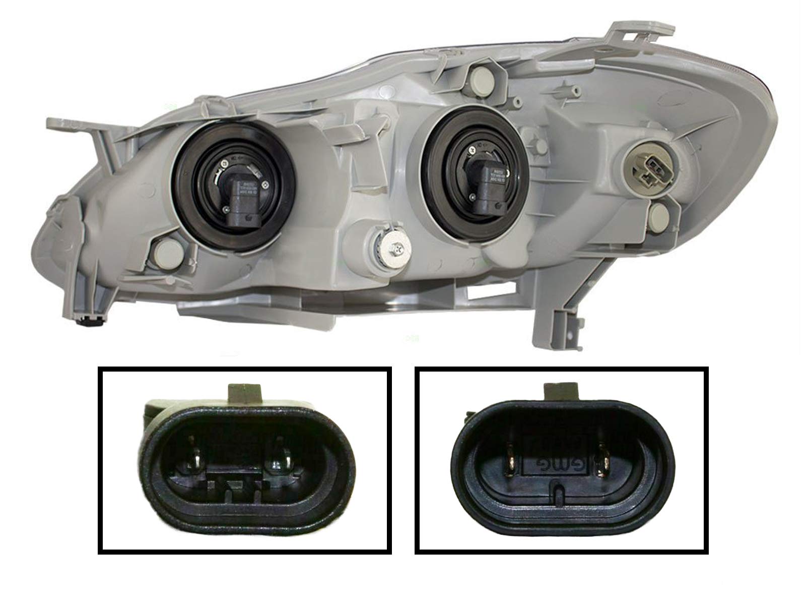 Replacement DEPO 312-1160R-AS1 Passenger Side Headlight Assembly