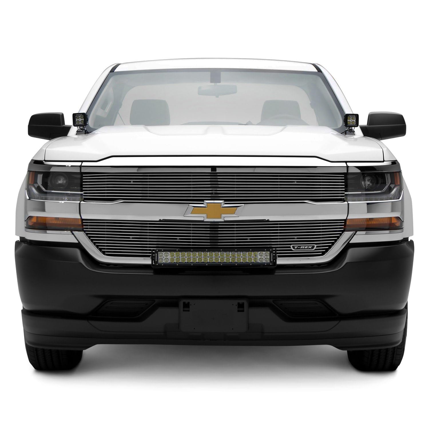 ZROADZ Black Z321221-KIT Front Bumper LED Light Bar KIT 2015-2016 CHEVROLET SILVERADO 2500/3500