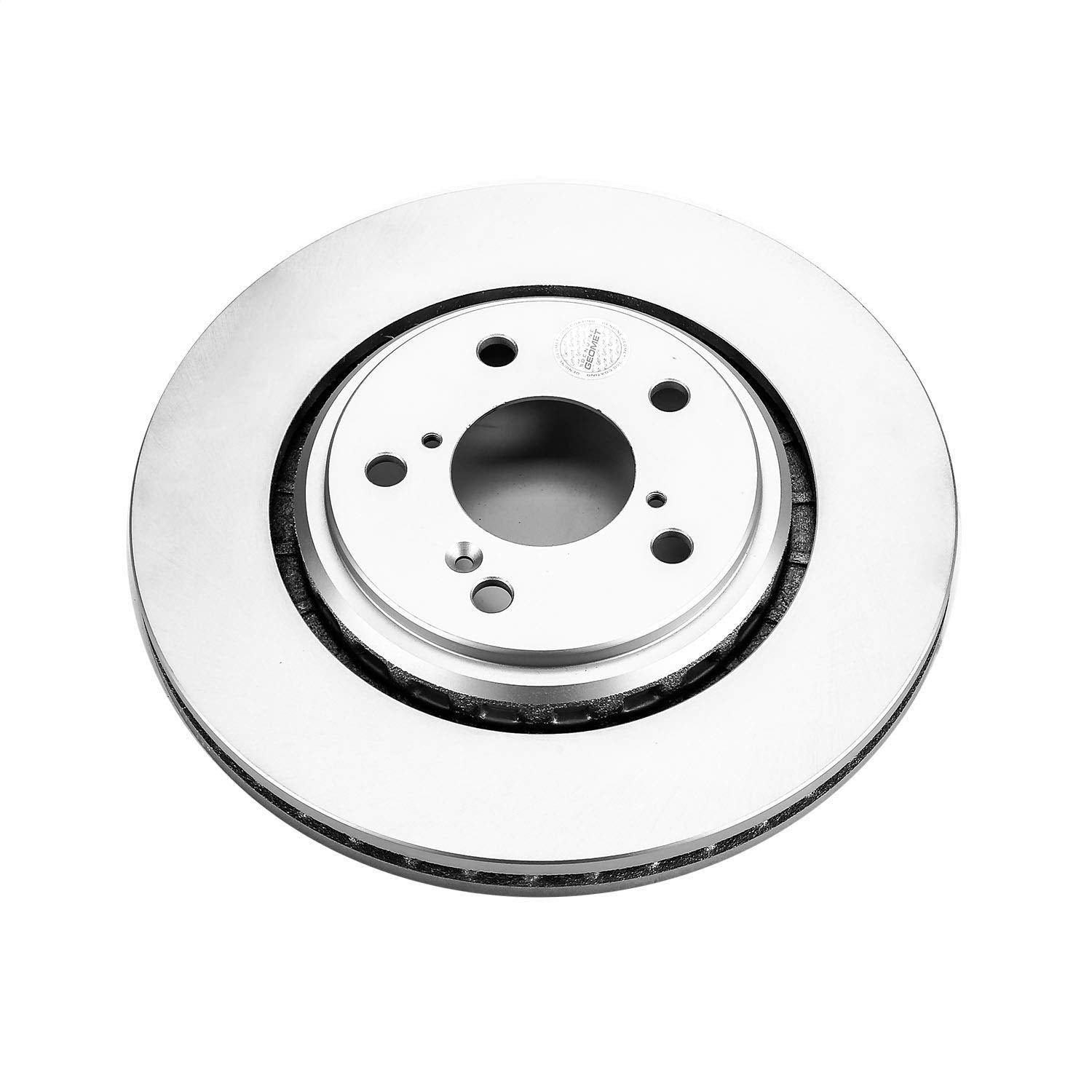 Power Stop Front JBR1590EVC Evolution Genuine Geomet Coated Brake Rotor For Acura MDX, Honda Odyssey, Honda Passport, Honda Pilot, Honda Ridgeline [Model Specific]