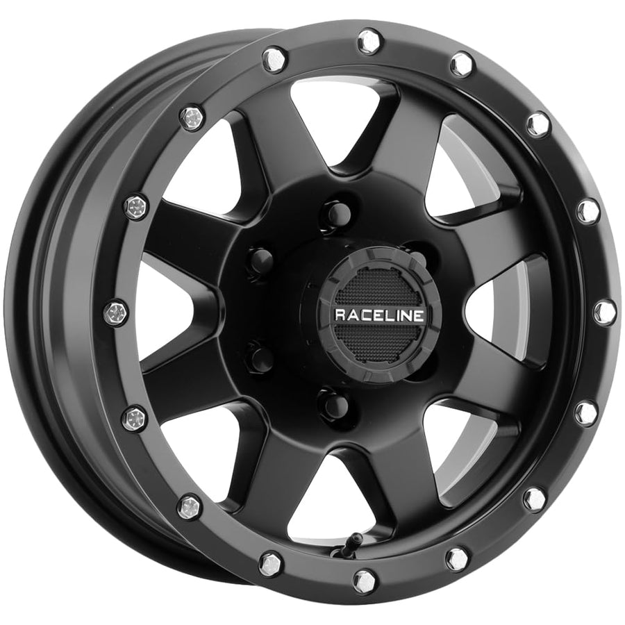 Raceline 935B Wheels Defender Traile Satin Black Wheel (16 x 6. inches /6 x 139 mm, 0 mm Offset)
