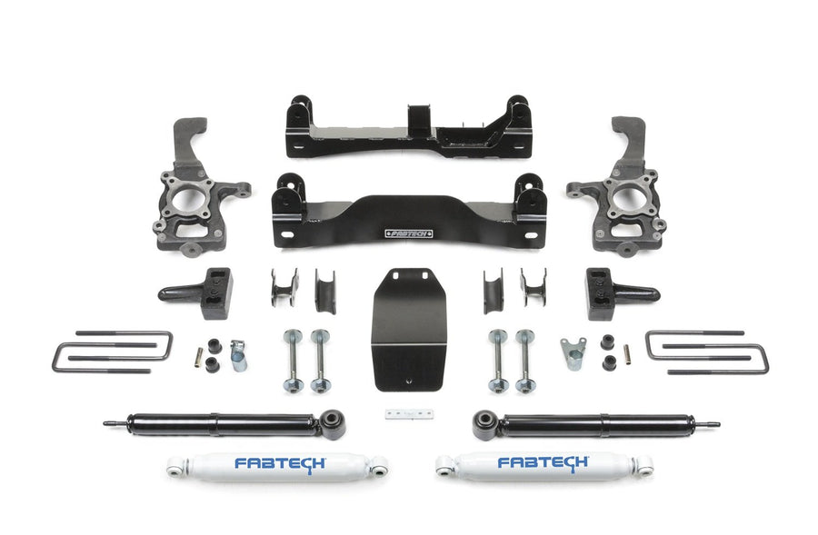 Fabtech K2183 Lift System Basic w/Shocks w/Performance Shocks 4 in. Lift Basic System w/Shocks