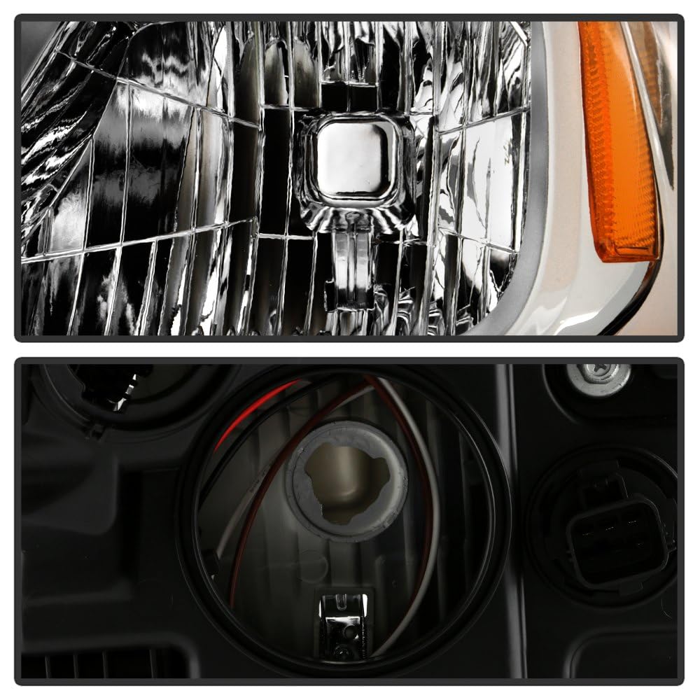 Chevy Traverse 2013-2017 Spyder (OE) OEM Style Headlights - Left and Right - Low Beam-H11(Not Included) ; High Beam-H7(Not Included) - Chrome