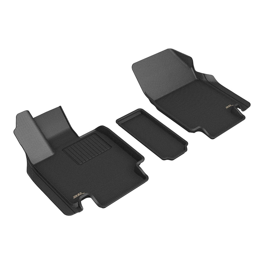 Kagu 3D MAXpider Custom Fit Floor Mat (Black) Compatible with Tesla Cybertruck 2024-2026 - Front Row