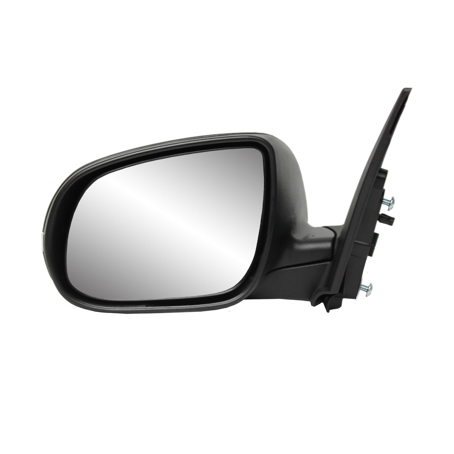 Fit System Driver Side Mirror for 5 Wagon/Rio Sedan Kia Rio, Textured Black w/PTM Cover, w/Turn Signal, Foldaway, Heated Power