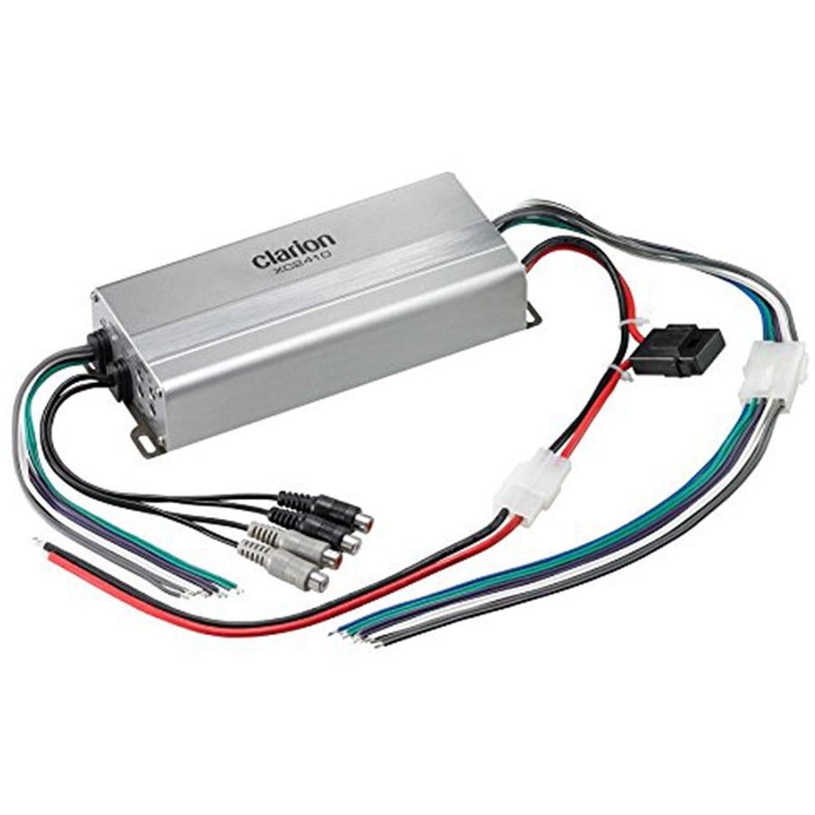 XC2410 Clarion 400W Peak Ultra Compact 4/3/2 Channel XC Series Micro Class D Marine Amplifier