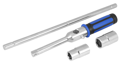 Compact Performance Tool W6 Metric Breakdown 4-Way Cross Lug Wrench (17, 19, 21 & 23mm)