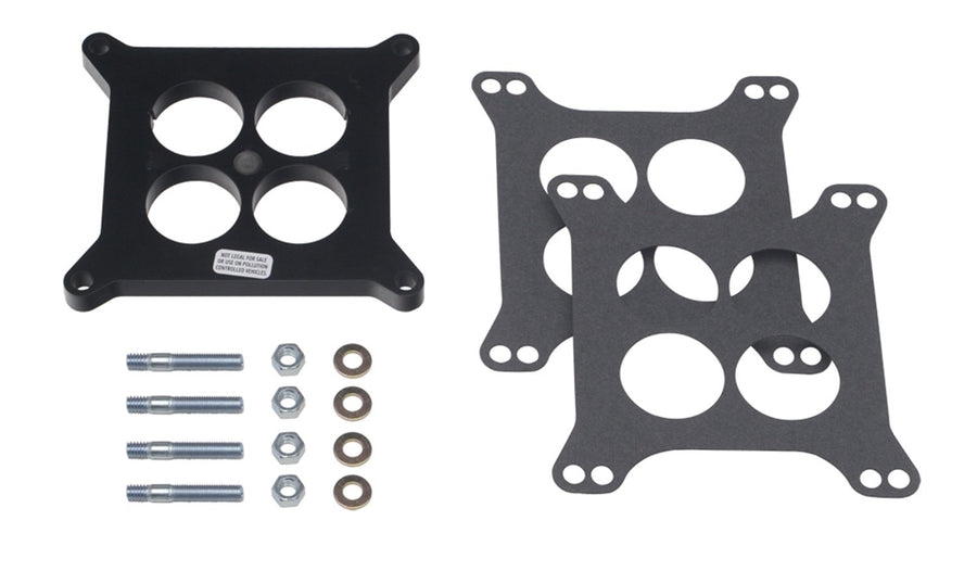 Plastic Phenolic 4 Barrel Carb Spacer Trans-Dapt Performance 2370 Ported 0.5 in. Incl. Gaskets/Studs/Nuts/Washers