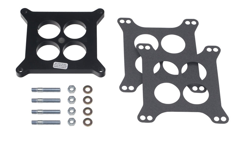 Plastic Phenolic 4 Barrel Carb Spacer Trans-Dapt Performance 2370 Ported 0.5 in. Incl. Gaskets/Studs/Nuts/Washers