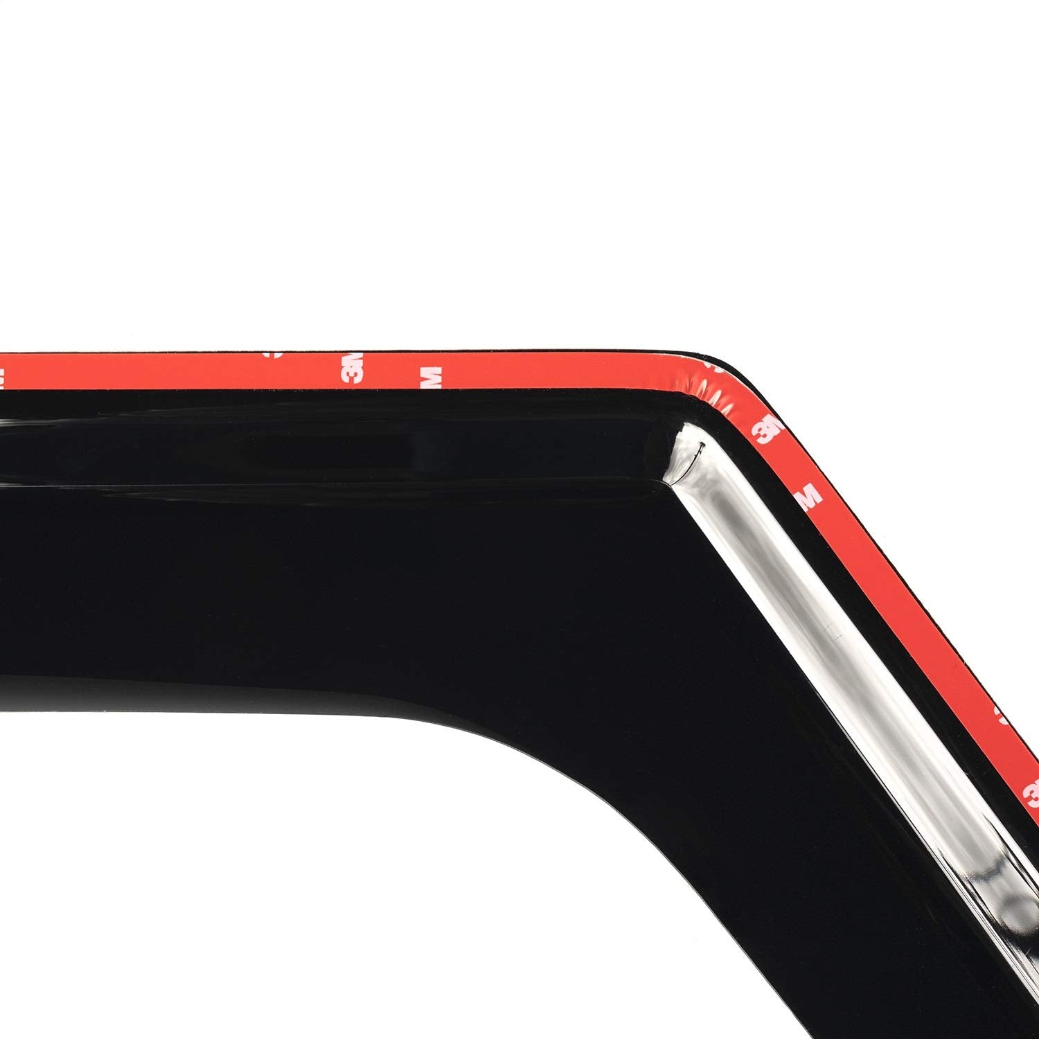 Window Visors Rugged Ridge for Jeep Wrangler/Gladiator | Matte Black | 11349.17 | Fits 2018-2025 Jeep Wrangler JL; 2020-2025 Jeep Gladiator JT