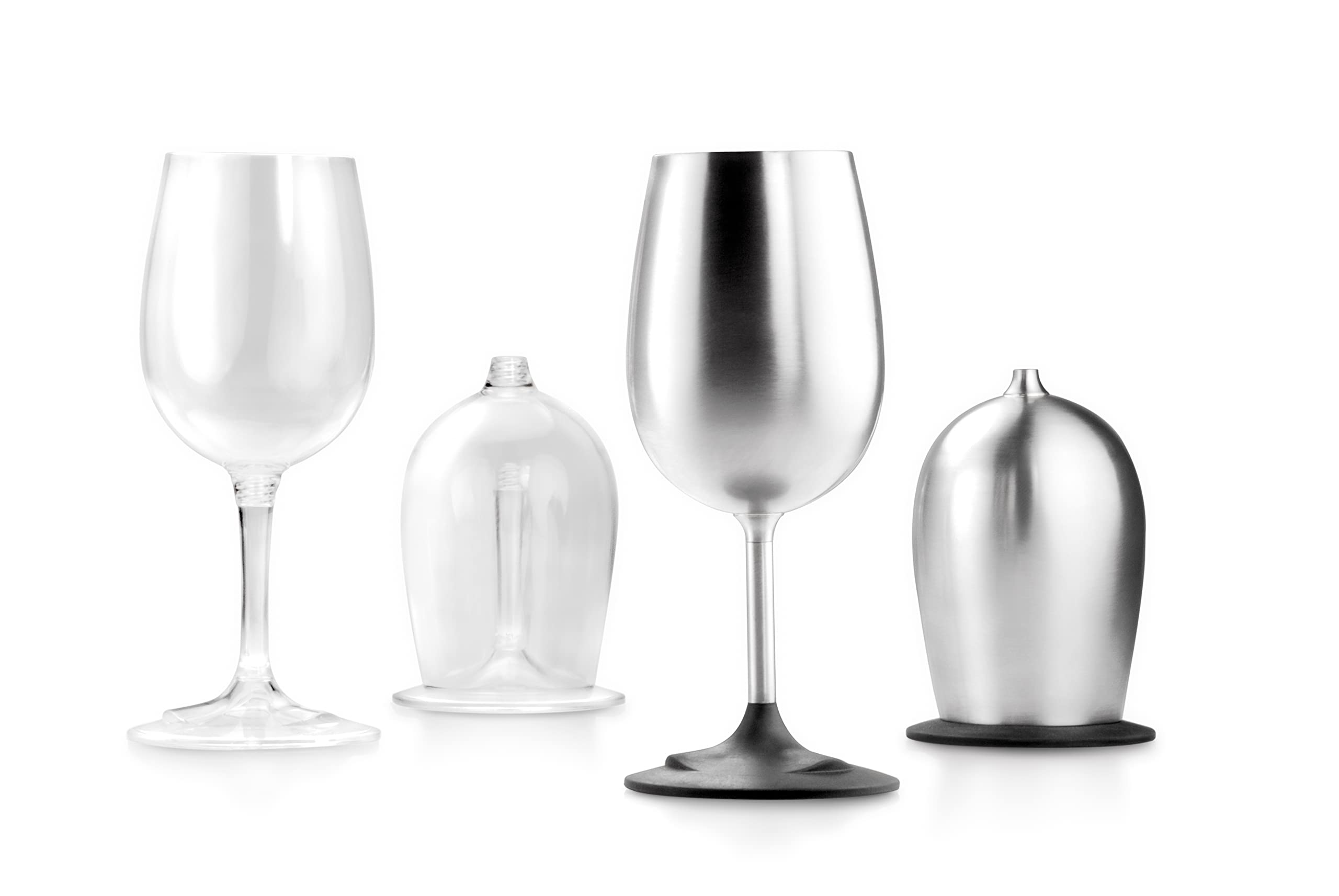 Stainless Steel GSI Outdoors Glacier Nesting Wine Glass 10.8 fl. oz.