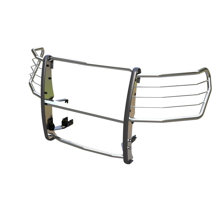 Grille Guard Black Horse Modular Stainless Steel Compatible with 2019-2021 Chevrolet Silverado 1500-17GT29MSS