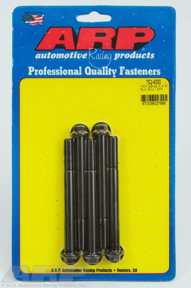 752-4000 ARP Hex Bolt, 3/8"-24, Pack of 5