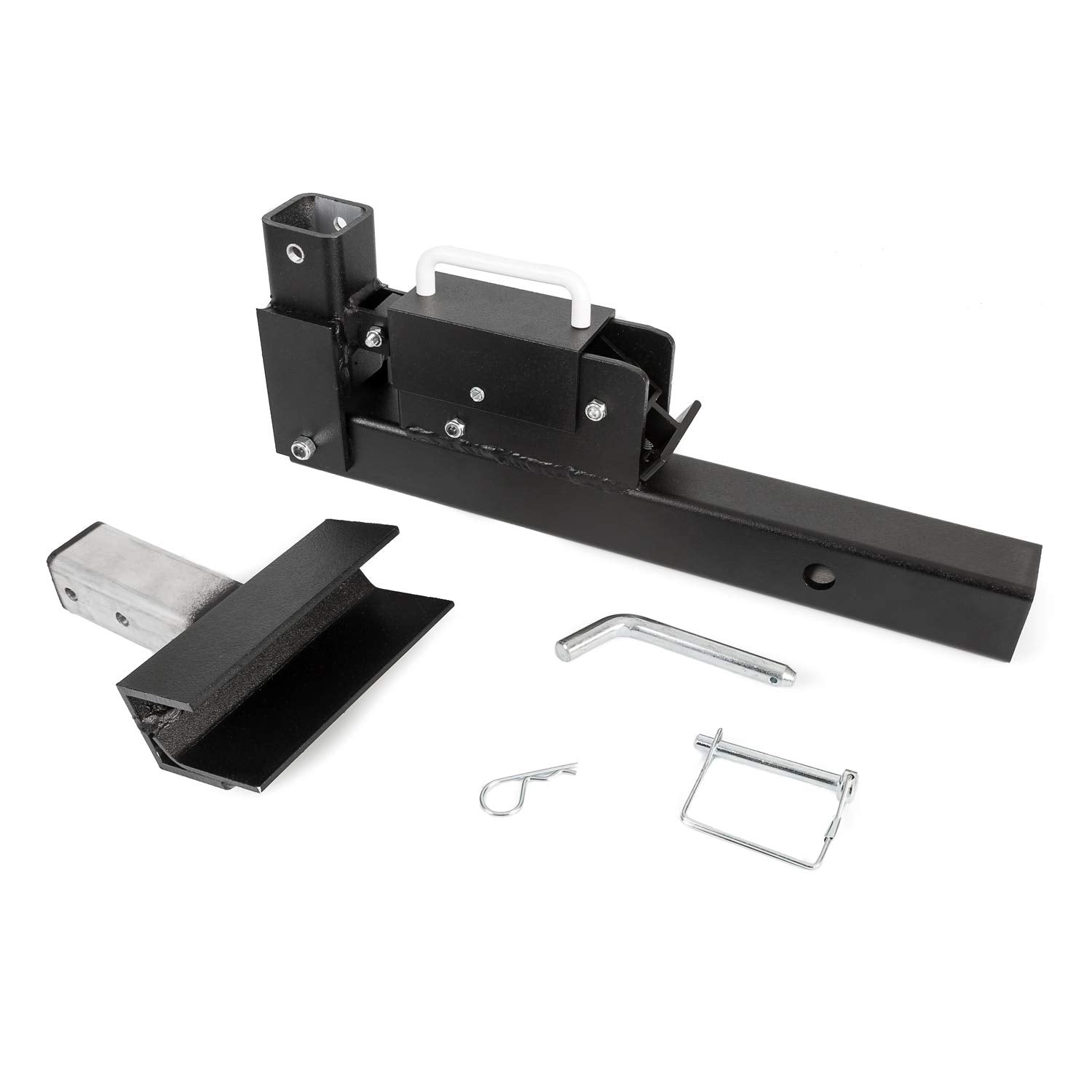 Tote Caddy GREAT DAY Trash Can Transporter - Fits Truck/Auto/Golf Cart/ATV With 2in Hitch Receiver - 200 lbs Weight Capacity - Black Powder-Coated Finish, TC5000