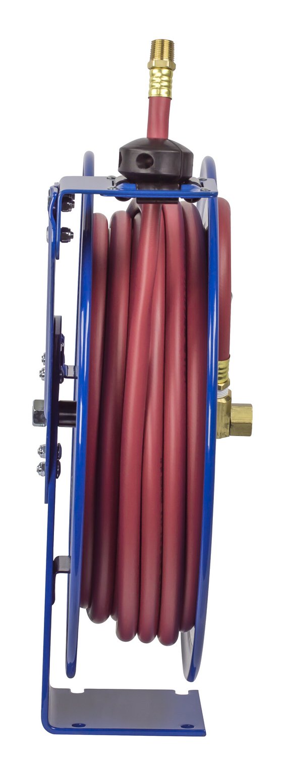 Coxreels Self-Retracting Heavy-Duty Air/Water Hose Reels, 1/2" Hose ID, 50' Length