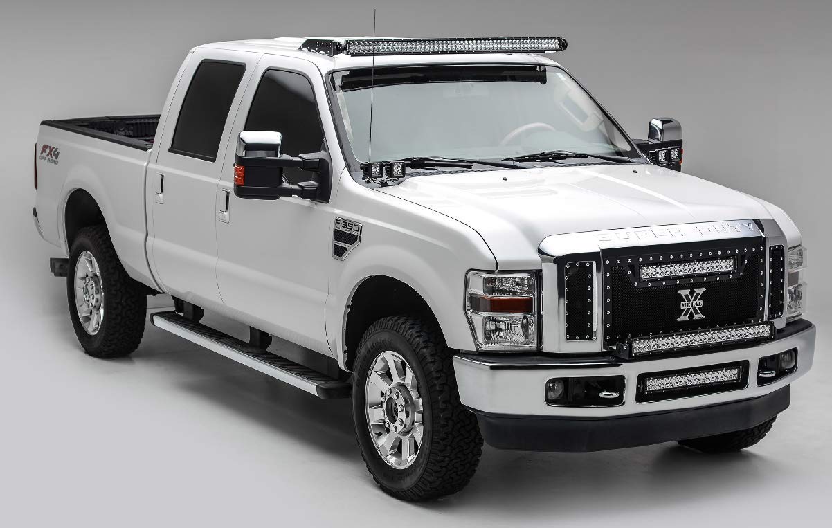ZROADZ Black Front Bumper LED Bracket 2008-2010 F250/350 Z325632