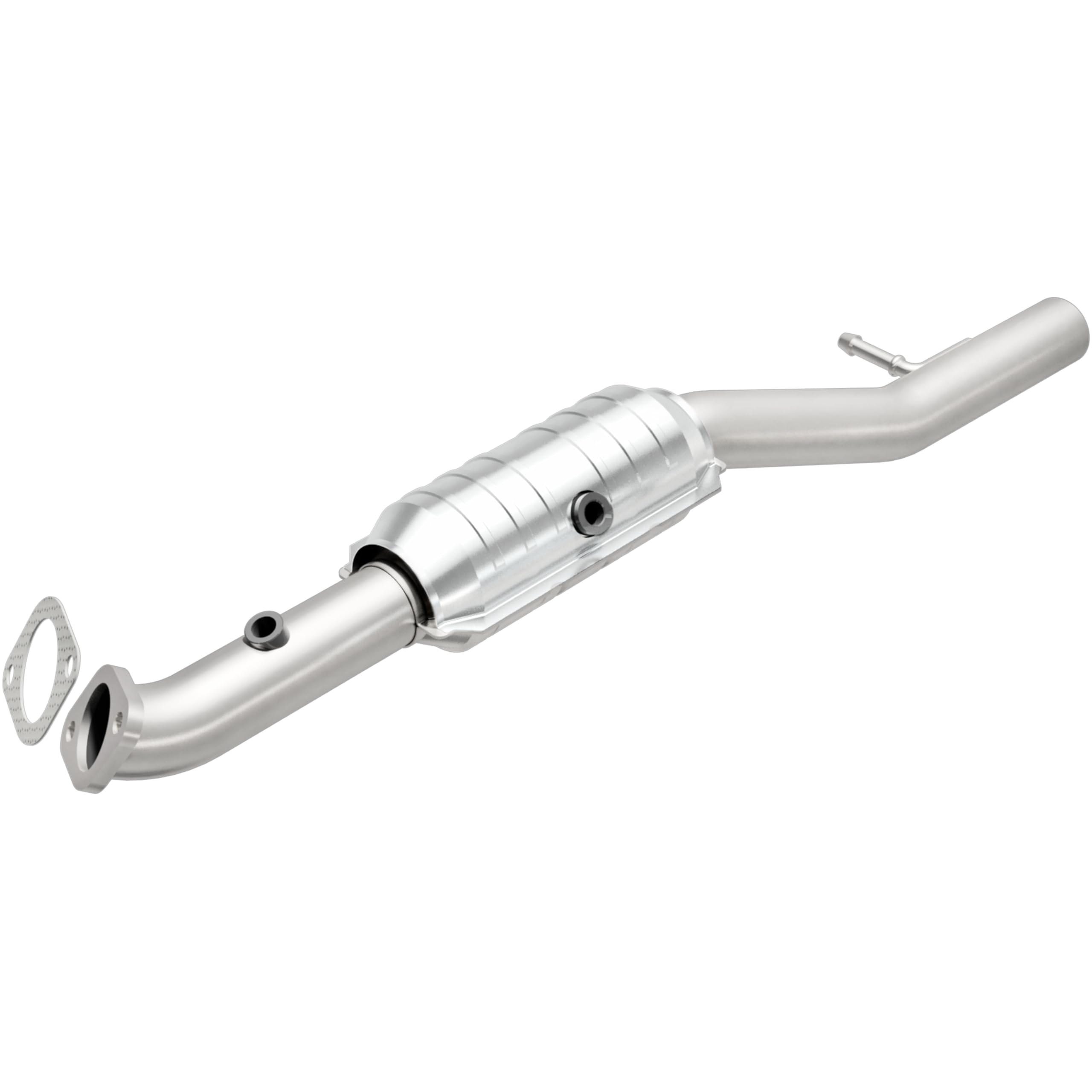 MagnaFlow OEM Grade Direct-Fit Catalytic Converter Federal/EPA Compliant 49843 - Stainless Steel 2.25in Main Piping, 35.25in Overall Length, Pre-Converter & Midbed O2 Sensor - Import Replacement
