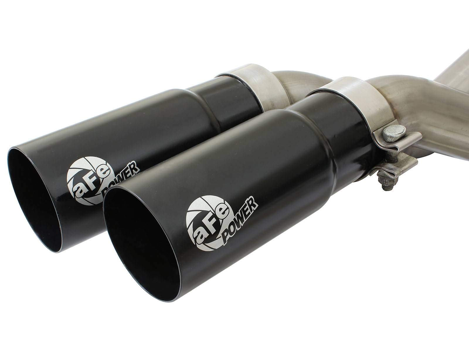 Rebel Series aFe Power 49-43071-B Stainless Steel Cat-Back Exhaust System (Black Tips)