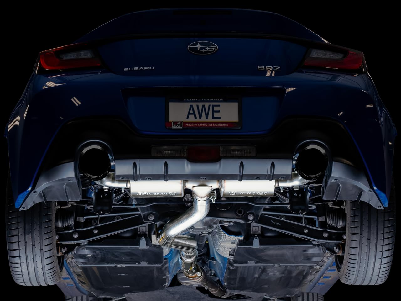 Toyota GR86/ Toyota 86 Subaru BRZ Touring Edition Cat-Back Exhaust- Diamond Black Tips