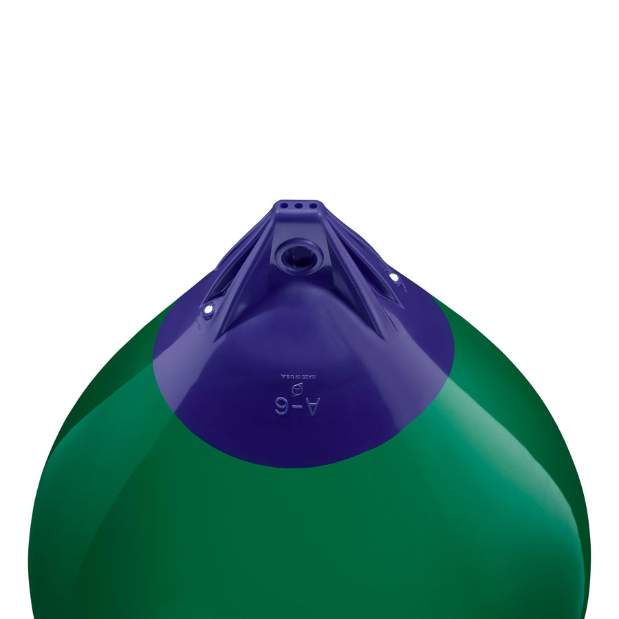 A-6 Standard Blue Ropehold Polyform Buoy - Forest Green