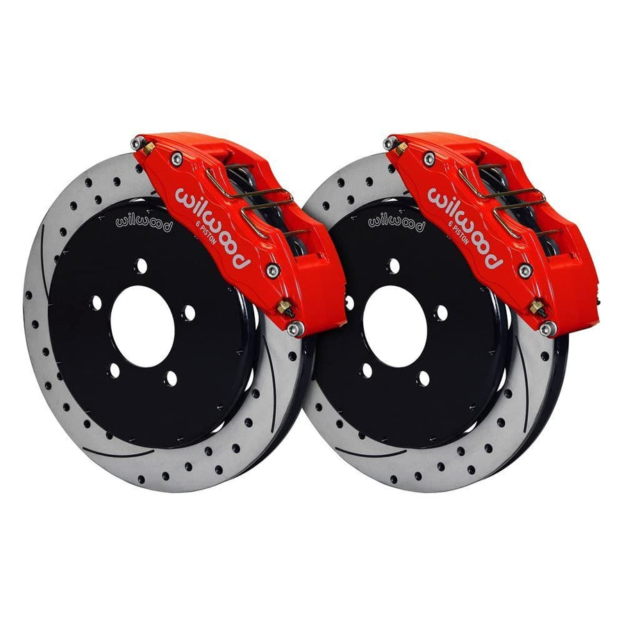 Front Hat Kit DP6A, 12.88", Drilled, Red