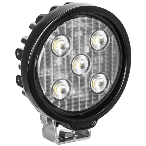 Vision X VL Series Work Light Round Five 4-WATT LEDs 40 Degree Flood Pattern with DUETSCH Connector
