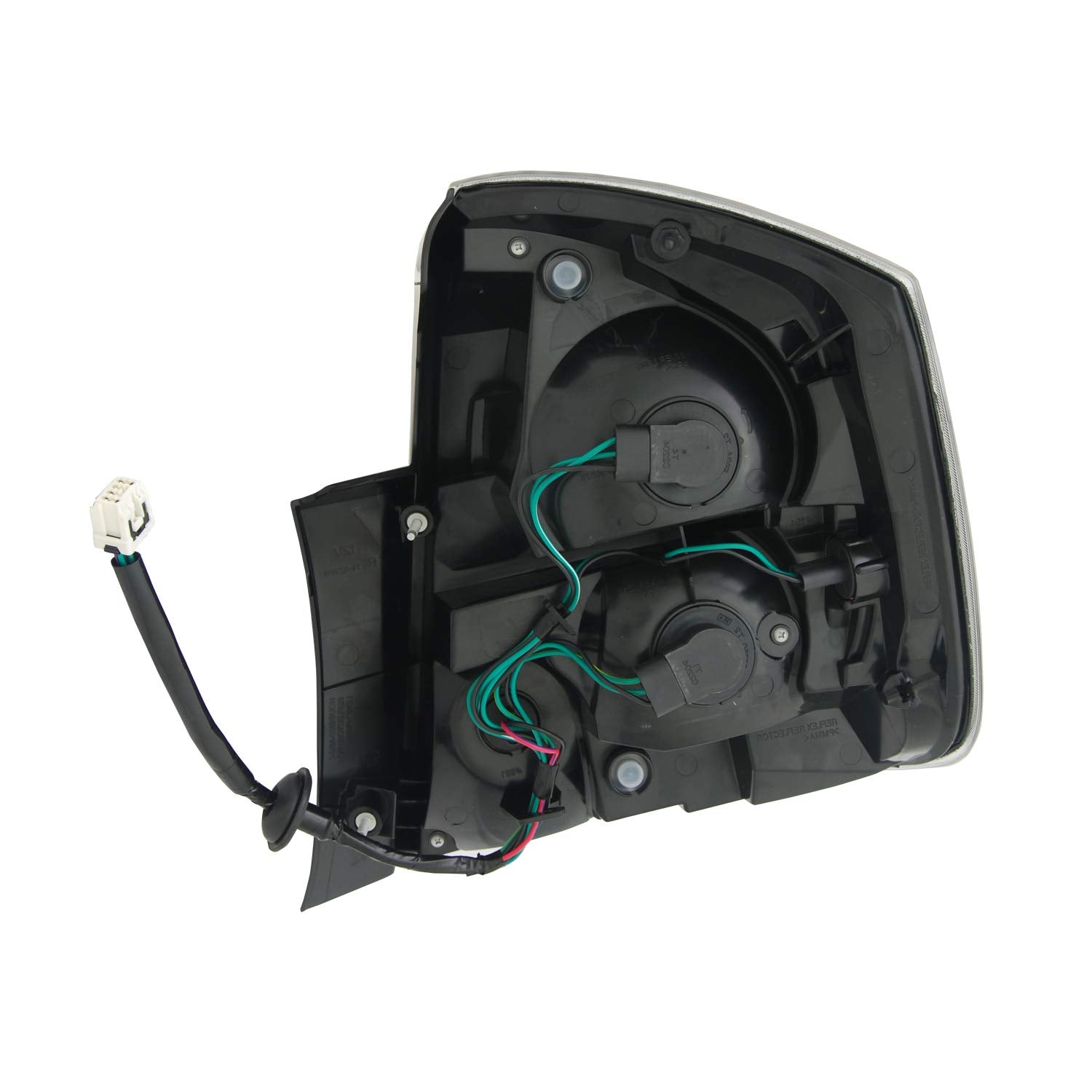Left TYC Tail Light Assembly Compatible with 2010-2012 Nissan Sentra