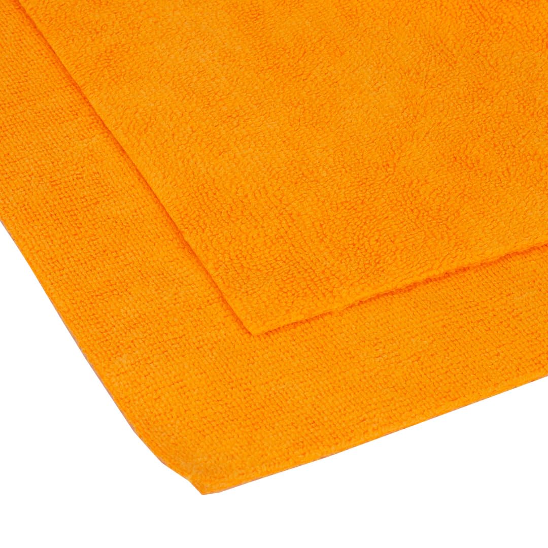 Maxshine Orange Universal Microfiber Tear-Away Towel Roll | 30 Reusable 12”x12” Sheets, 260GSM Terry Microfiber | Eco-Friendly Lint-Free Cleaning Cloths for Car Detailing, Home & Garage Use