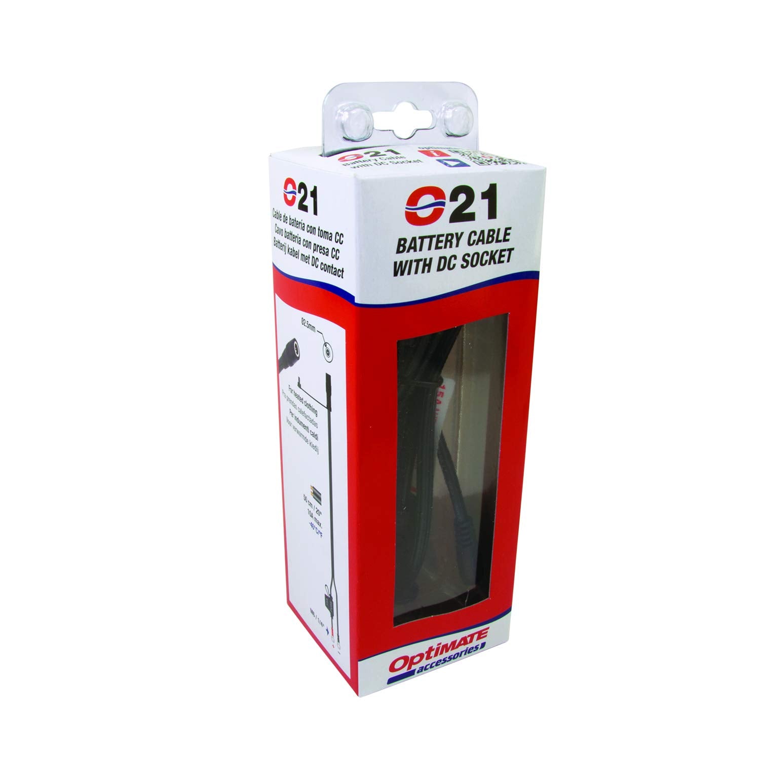 Weatherproof Optimate CABLEO-21 Battery Lead, Heated Apparel
