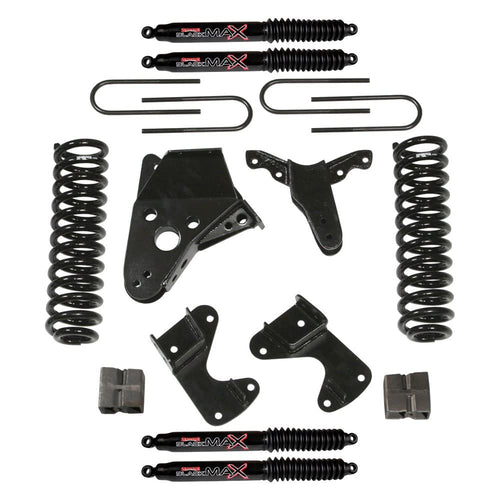 Skyjacker Suspension Lift Kit 136BHK-B w/Shock Black MAX Shocks 6 in. Lift Incl. Front Springs Sway Bar End Link Kit Rear Block Rear U Bolt Kit