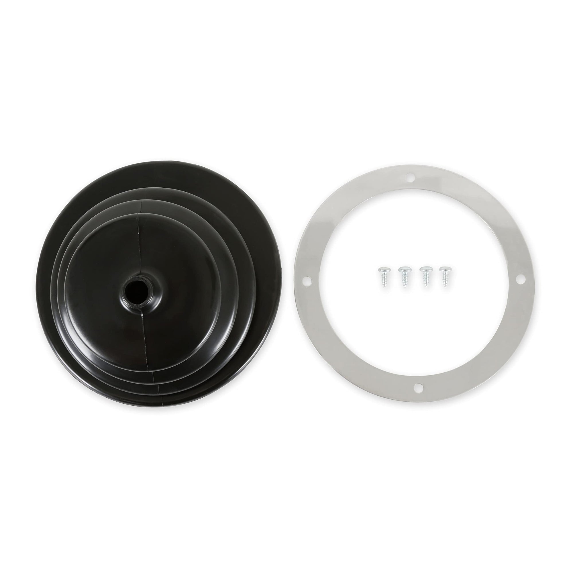 Small Round Mr. Gasket Shifter Boot, Black