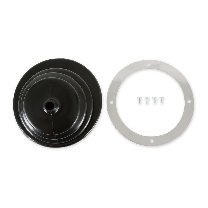 Small Round Mr. Gasket Shifter Boot, Black