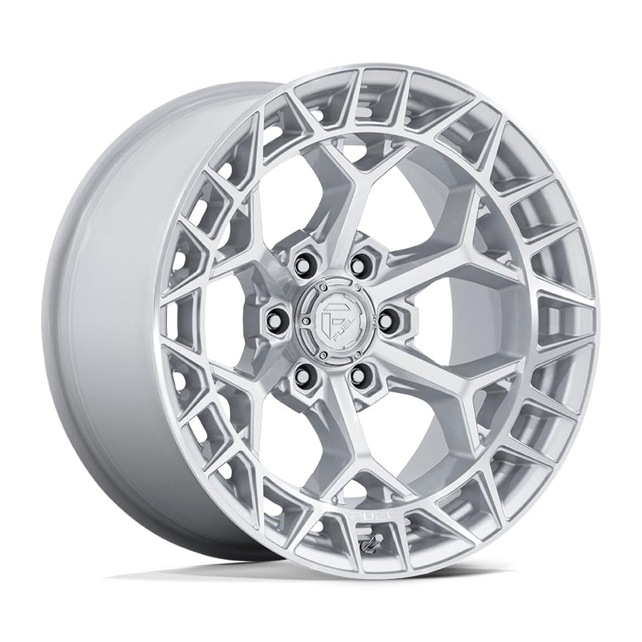 FUEL OFF-ROAD 20X10 FC873 CHARGER 5X5.0 4.79-18mm GLOSS SILVER W/MACHINED FACE - FC873SD20105018N