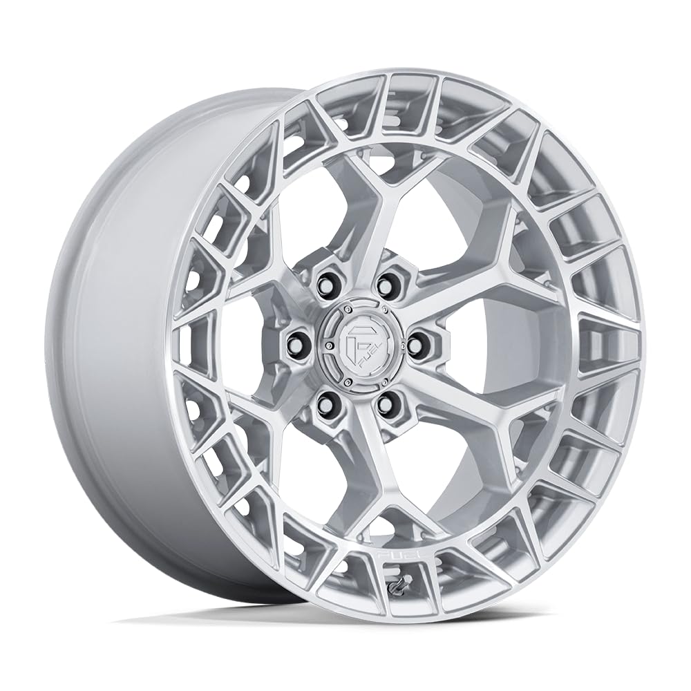 FC873 CHARGER FUEL OFF-ROAD 17X9 6X5.5 5.04 1mm GLOSS SILVER W/MACHINED FACE - FC873SD17906801