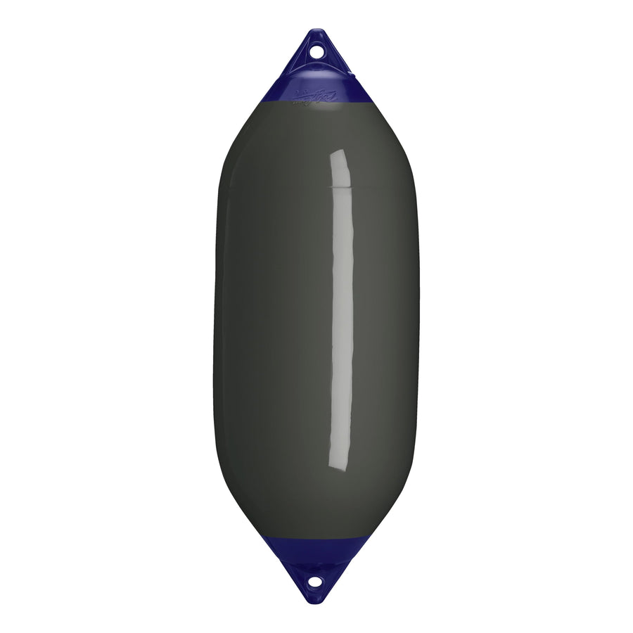 F-7 Standard Polyform Boat Fender Blue Ropehold - Graphite
