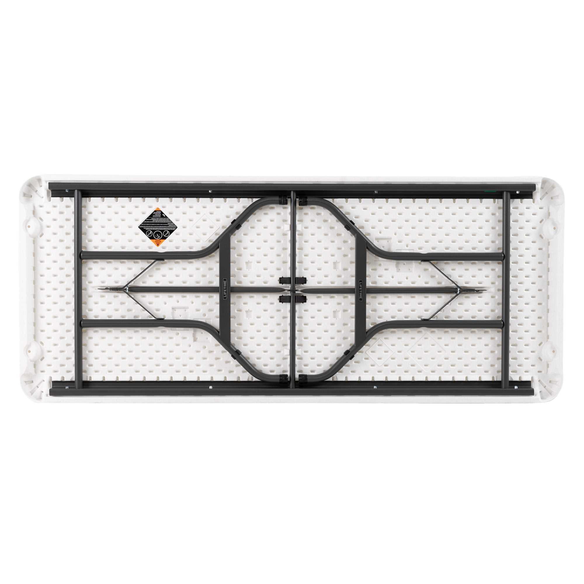 White 6 Ft. Commercial Plastic Folding Banquet Tables