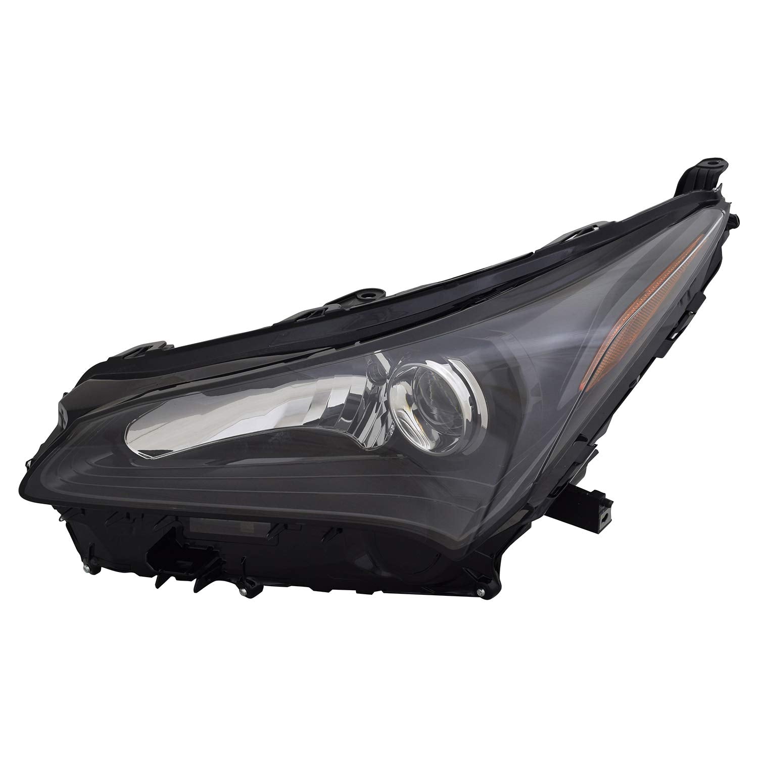 Left TYC Headlight Assembly Compatible with 2015-2017 Lexus NX200t