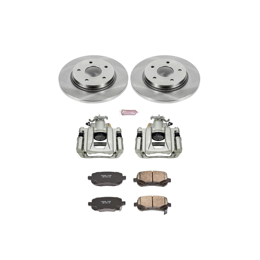 Power Stop Rear KCOE4569 Stock Replacement Brake Kit (with Calipers)