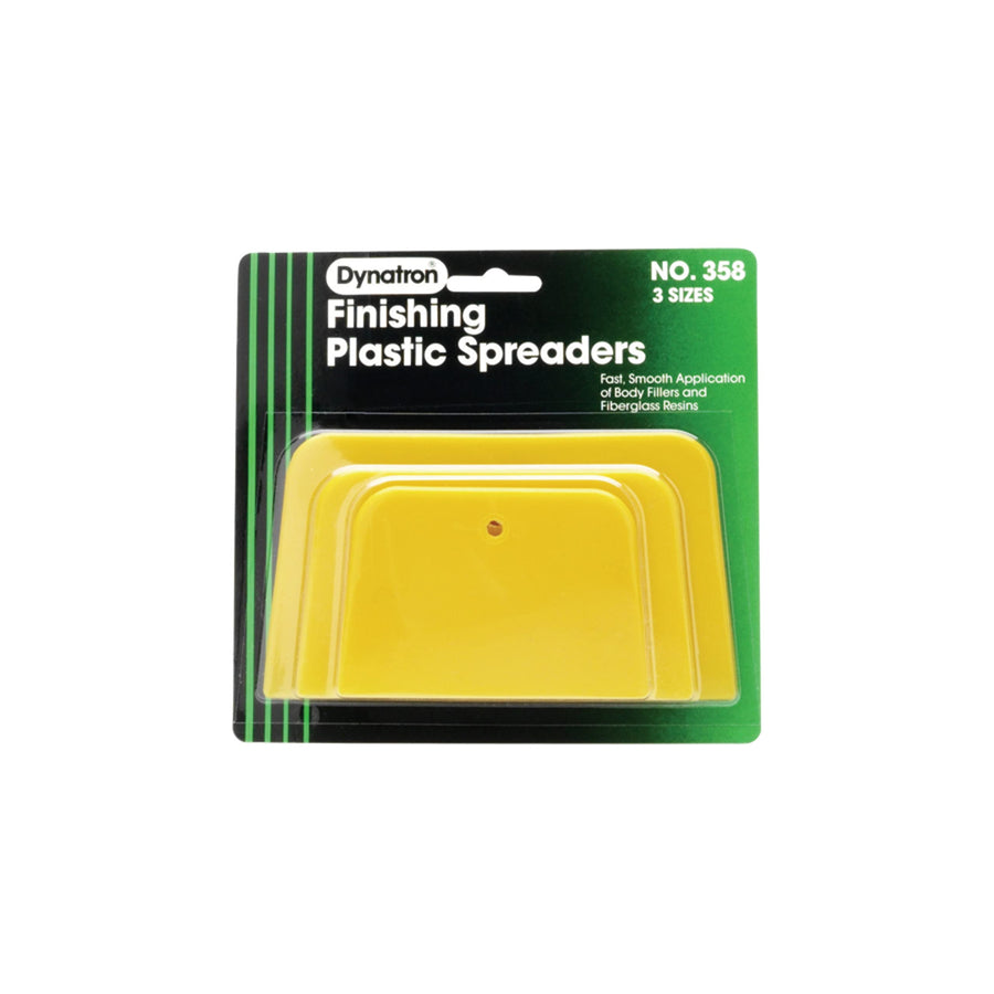 3M Dynatron, 1 Pack of 3 Spreaders, 4”, 5” and 6”, Used for Spreading of Fillers, Caulks, Glazes and Putties, 358