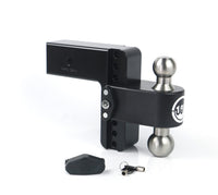Drop Hitch Receiver Weigh Safe LTB6-3-CER-BLA: 3 Inches Adjustable