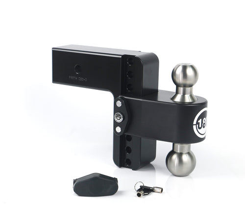 Drop Hitch Receiver Weigh Safe LTB6-3-CER-BLA: 3 Inches Adjustable
