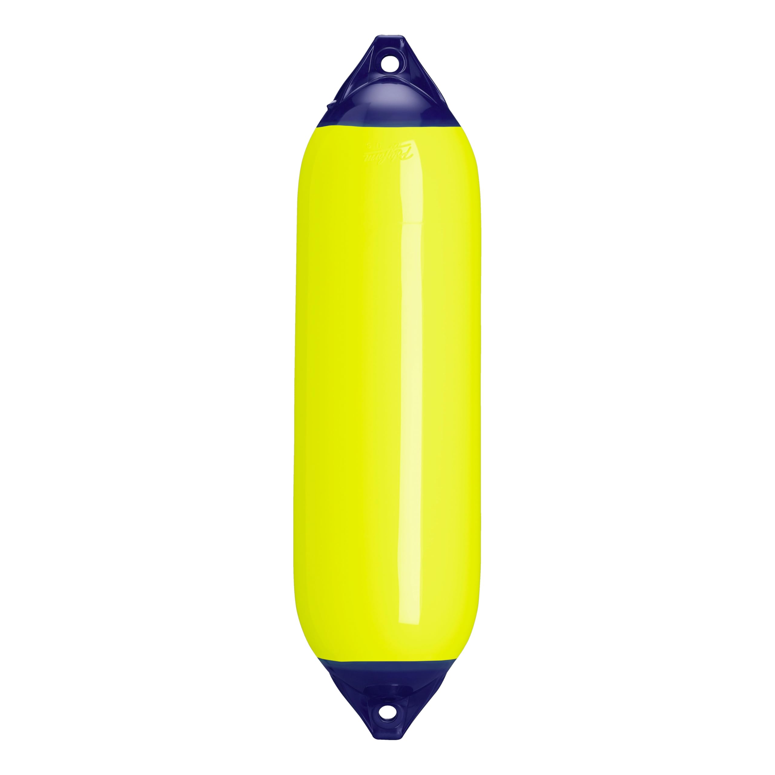 F-6 Standard Blue Ropehold Polyform Boat Fender - Saturn Yellow