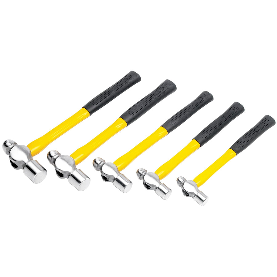 M7134 Performance Tool Fiberglass Ball Pein Hammer Set, With Fiberglass Handle (5pc)