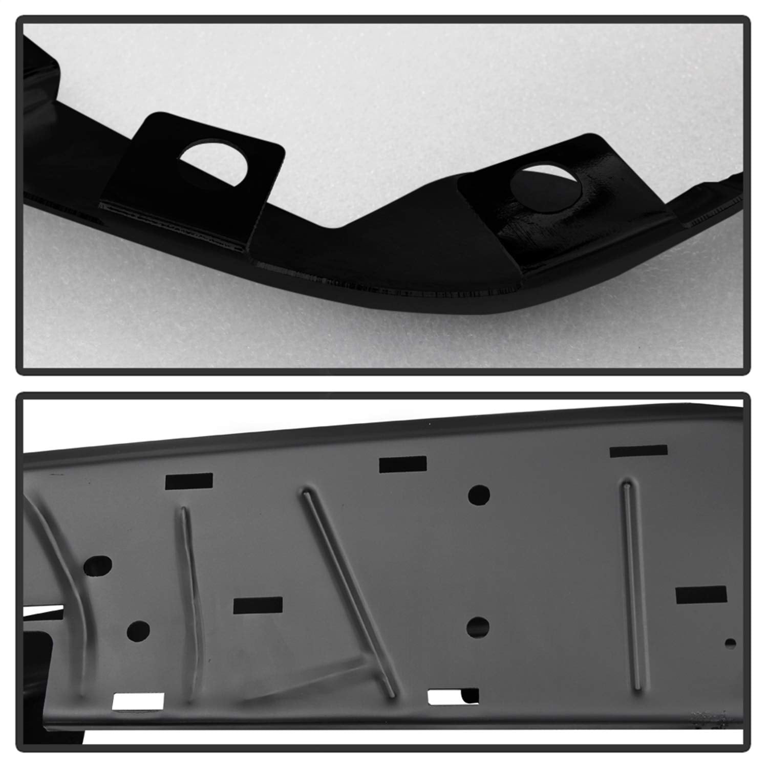 Chevy 1500 14-18 / GMC Sierra 1500 14-18 Spyder (with Park Assist Sensor Holes Bumper Shell Only Hardware NOT Included) Rear Steel Bumper - Black (Part Link # GM1102563 OEM # 23112252)