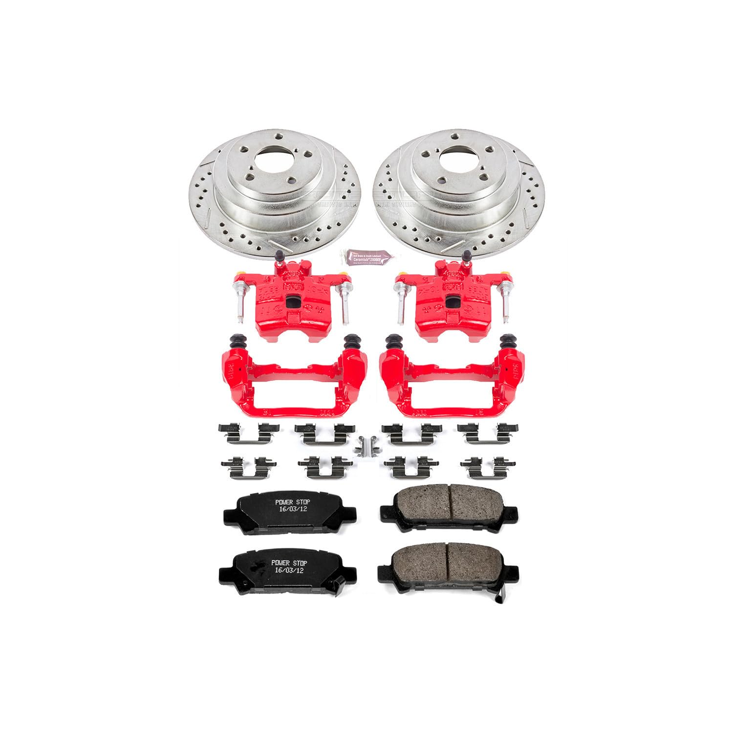 Power Stop 1-Click Performance Brake Kit with Caliper For BMW M3 1995-1999 [Model Specific]