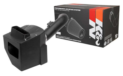 Cold Air Intake System K&N: High-Flow Air Filter, Boosts Performance & Horsepower - Compatible with 2017-2019 Silverado/GMC 2500/3500 HD, Sierra 2500/3500 HD; 57-3101